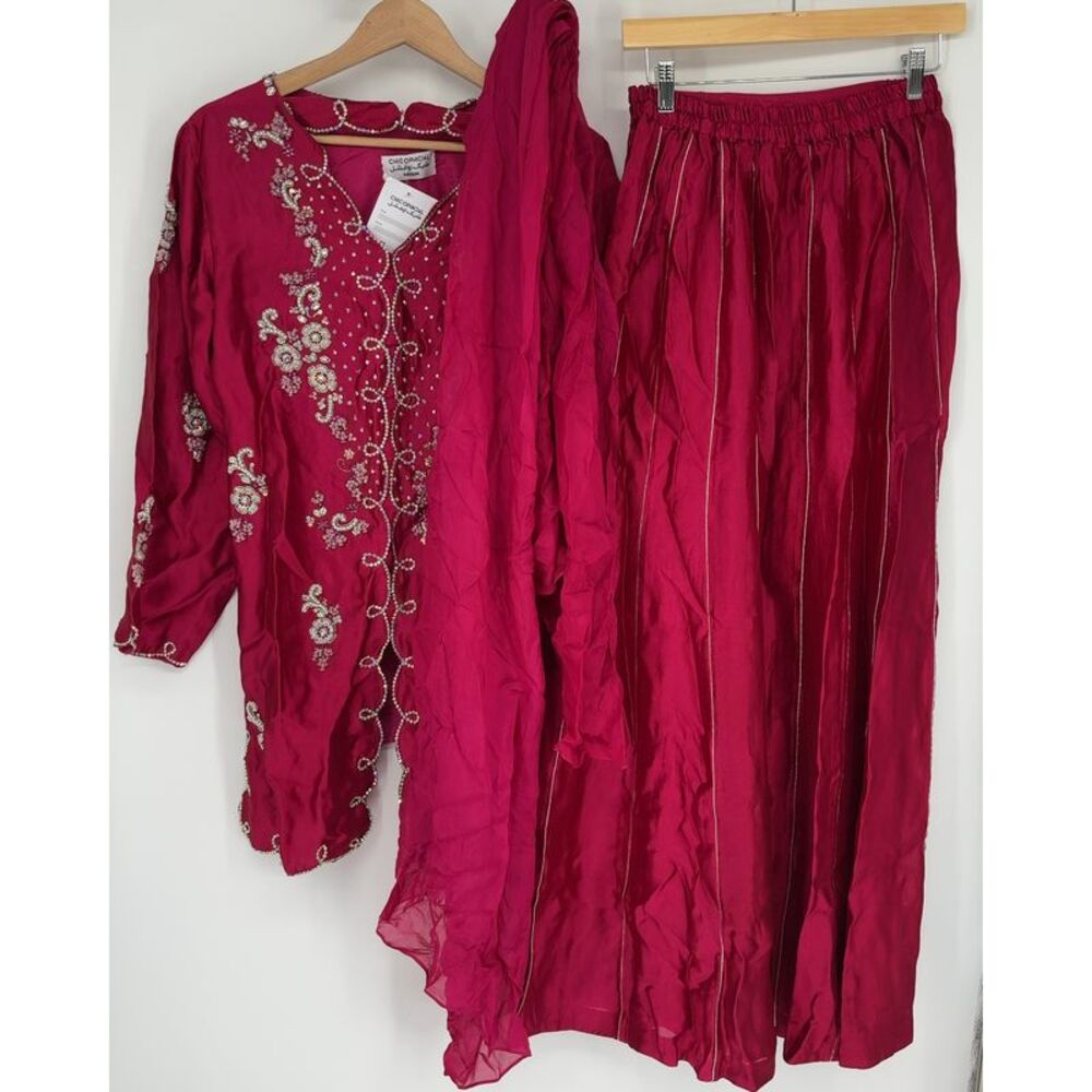 Chicophicial Silk Shalwar Kameez